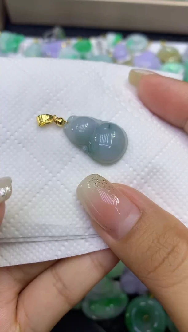 颈饰未镶嵌翡翠天然缅甸A货翡翠