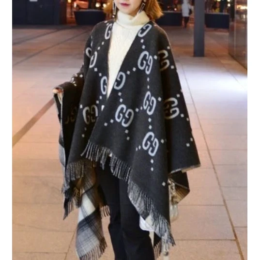 古驰/斗篷/95新/丝缎、羊毛、亮片/[251118MY]