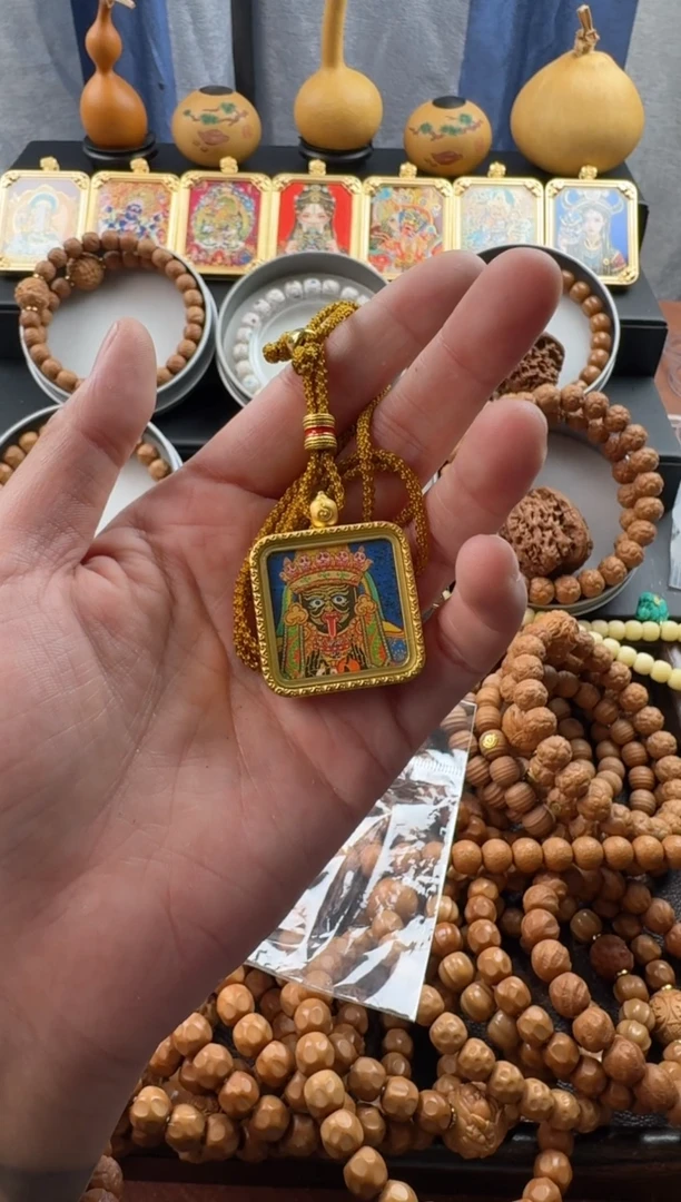 手串猴头核桃唐卡