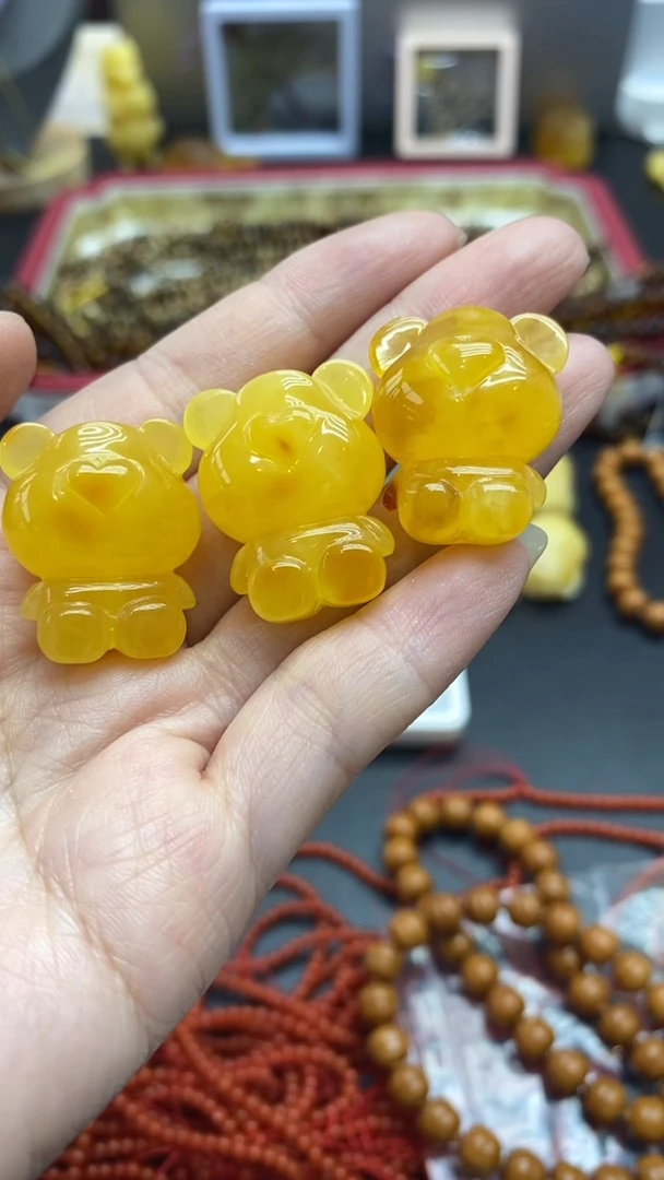 琥珀未镶嵌珠宝奇石2821多样性发其一默认有瑕