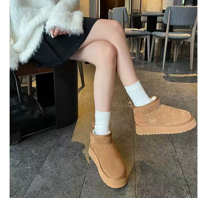 T 冬季必备保暖搭子厚底雪地靴 115853