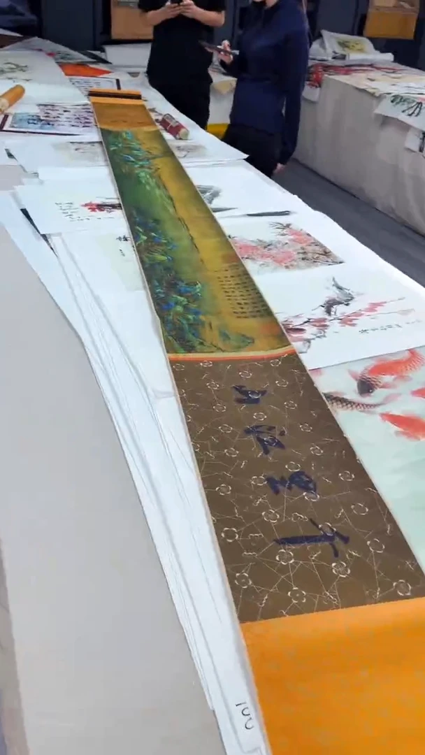 国画匠铜文心精选国画风系列千里江山图h00691