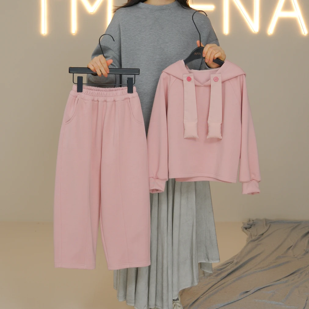 I'm Vena<奇寻>2025女童春款套装卫衣裤子两件套50Z3815