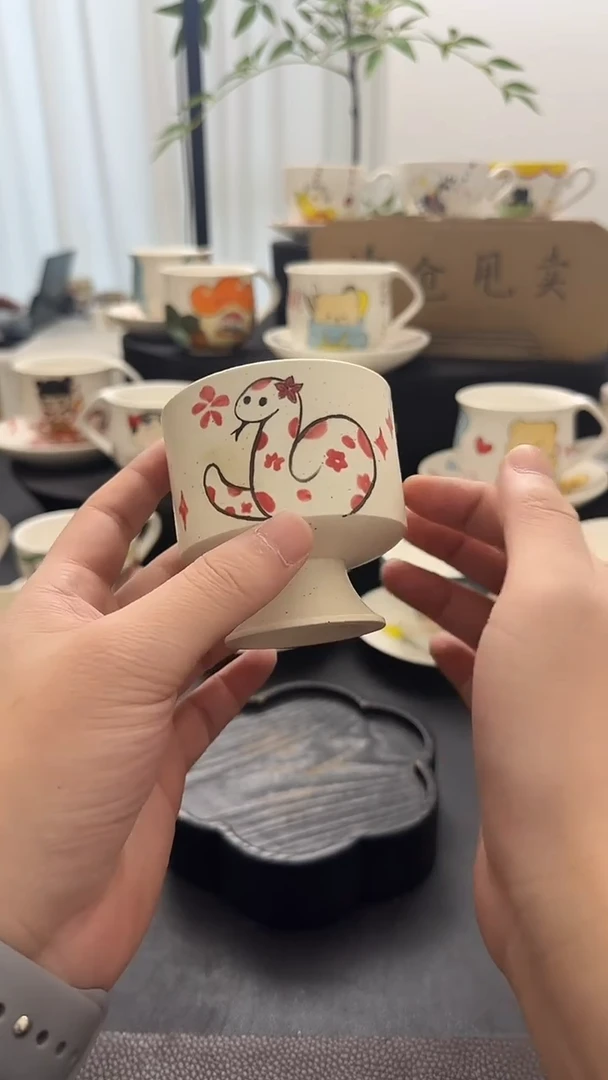 纯手工纯手工绘制陶瓷杯