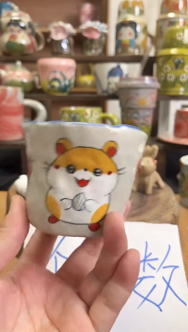 瓷片手绘高温釉下彩陶瓷