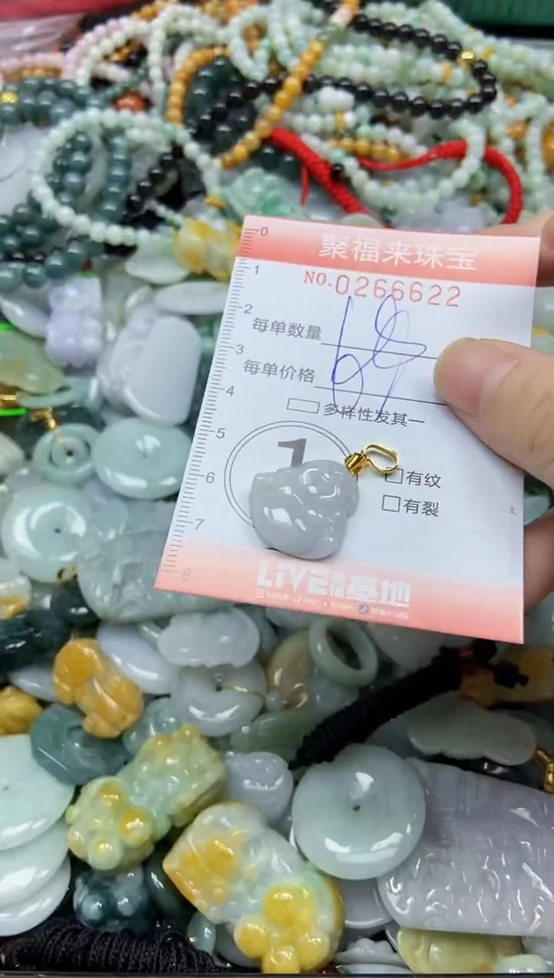 未镶嵌挂件翡翠闪购0266622