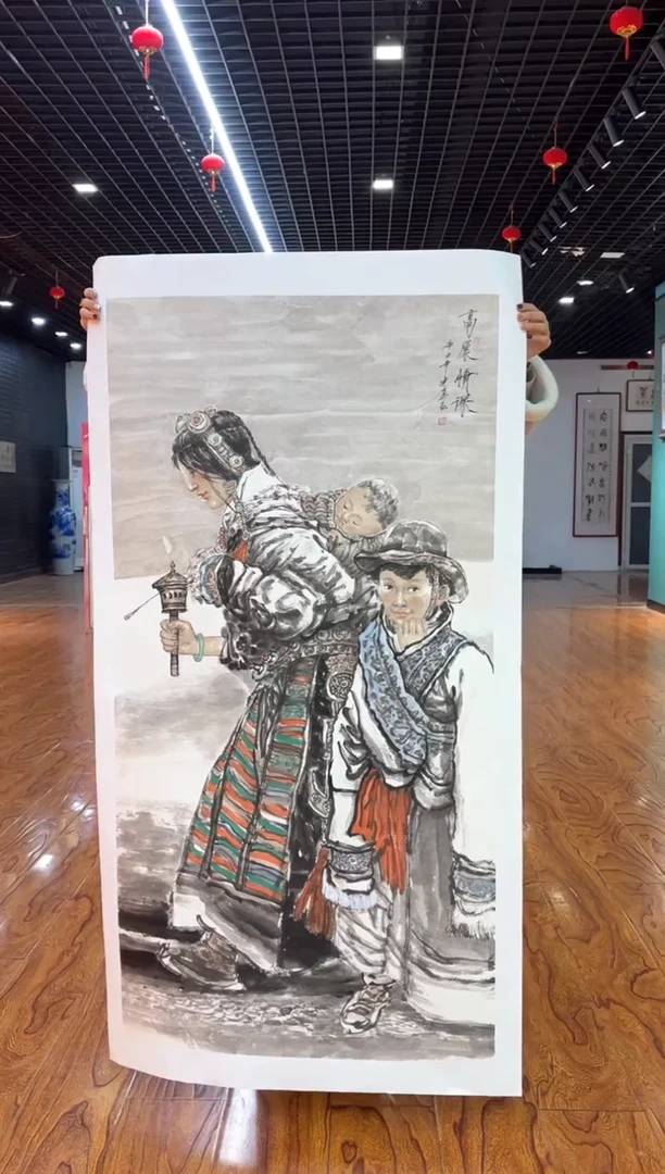 【闪购商品】国画周建真老师绘画作品14-80