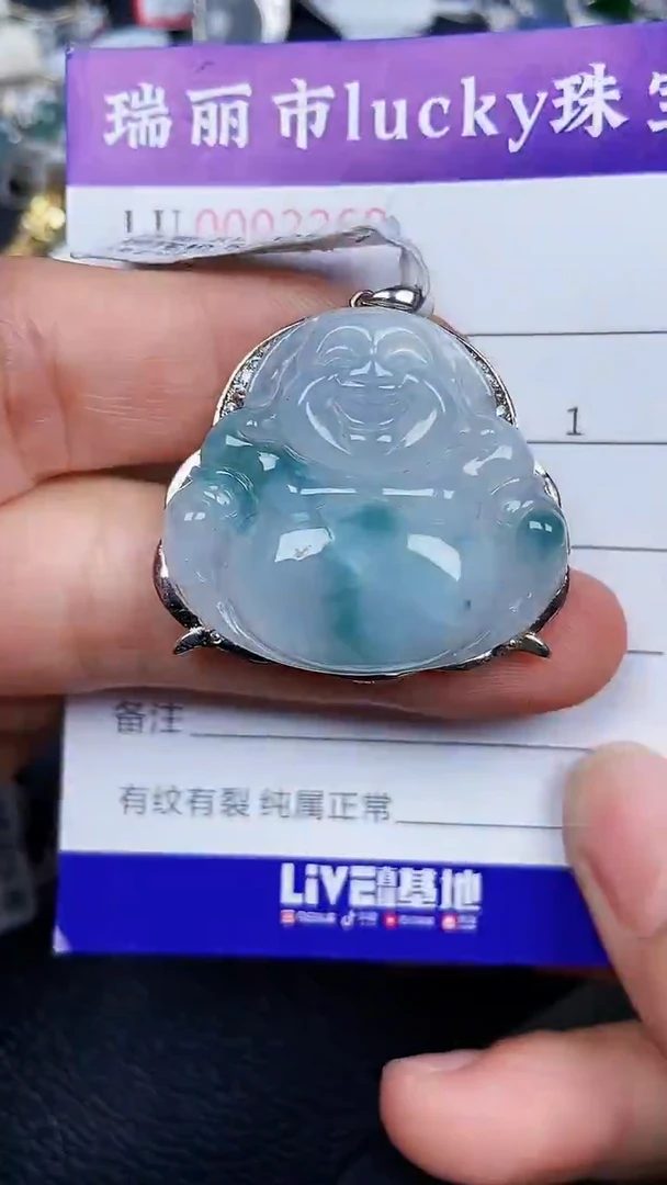 颈饰银S925镶嵌翡翠2260