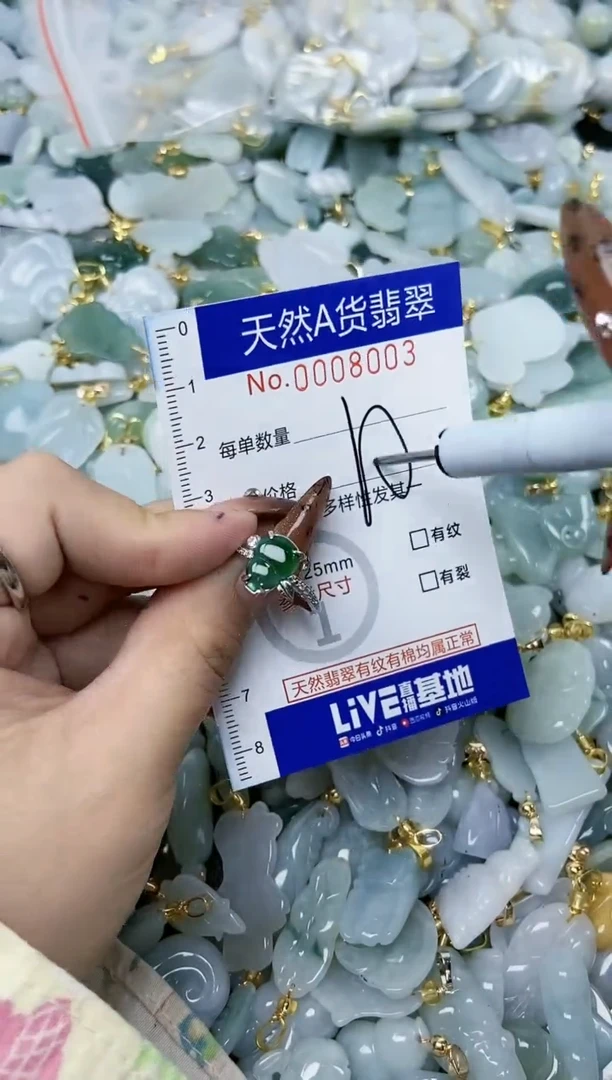 【闪购商品】翡翠颈饰未镶嵌天然A货翡翠