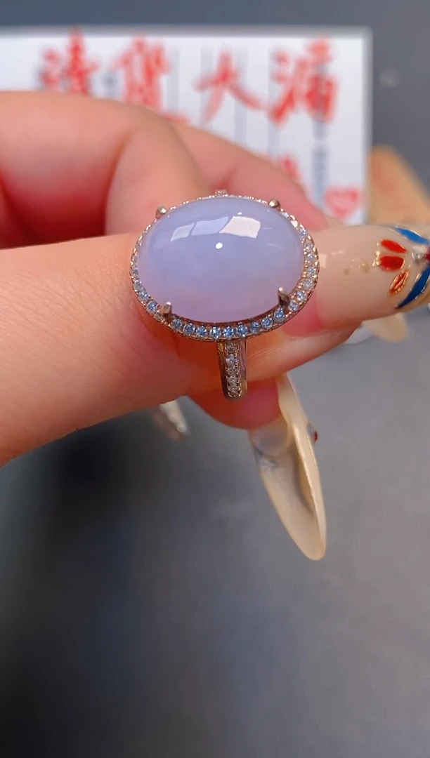 【闪购商品】翡翠耳饰银S925镶嵌天然A货翡翠1