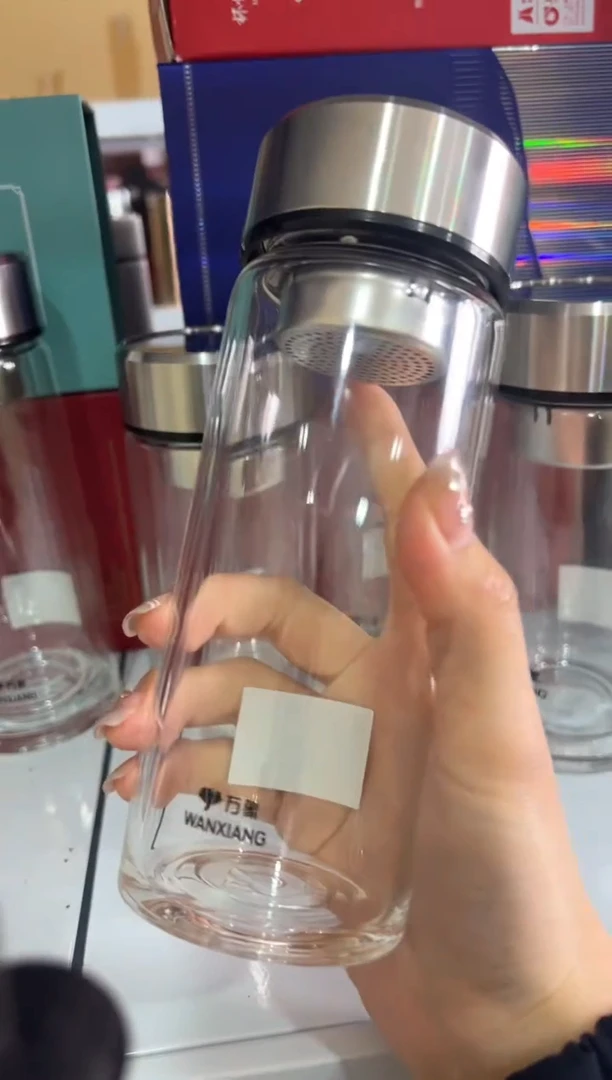 【闪购商品】万象单层390ml高硼硅茶杯