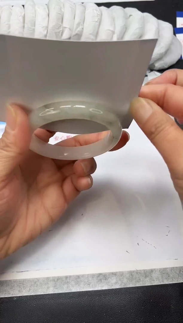 未镶嵌手镯石英质玉A38-55`56`57