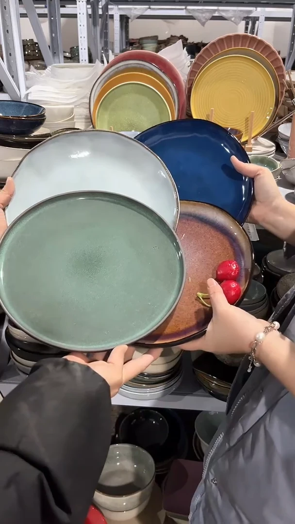 【闪购商品】瓷片外贸尾货瑕疵满20包邮X4 大盘组合