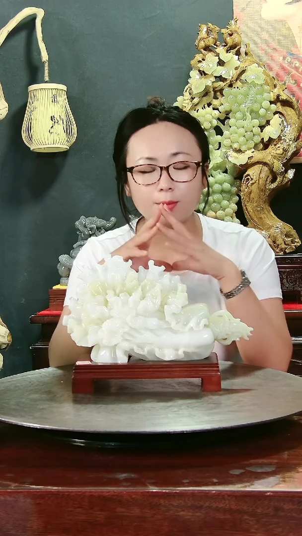 石材石材摆件手工雕刻书房摆件