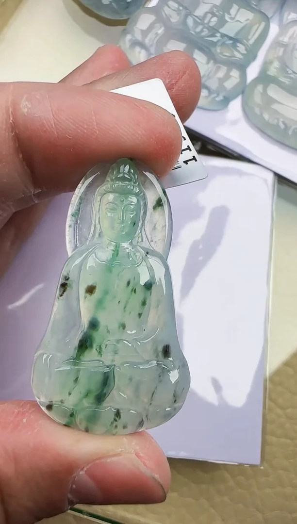 颈饰未镶嵌翡翠翡翠缅甸翡翠a货