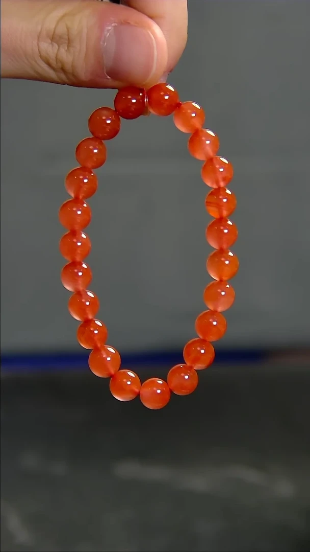 未镶嵌手串南红玛瑙棉*004ZB1229产品一个