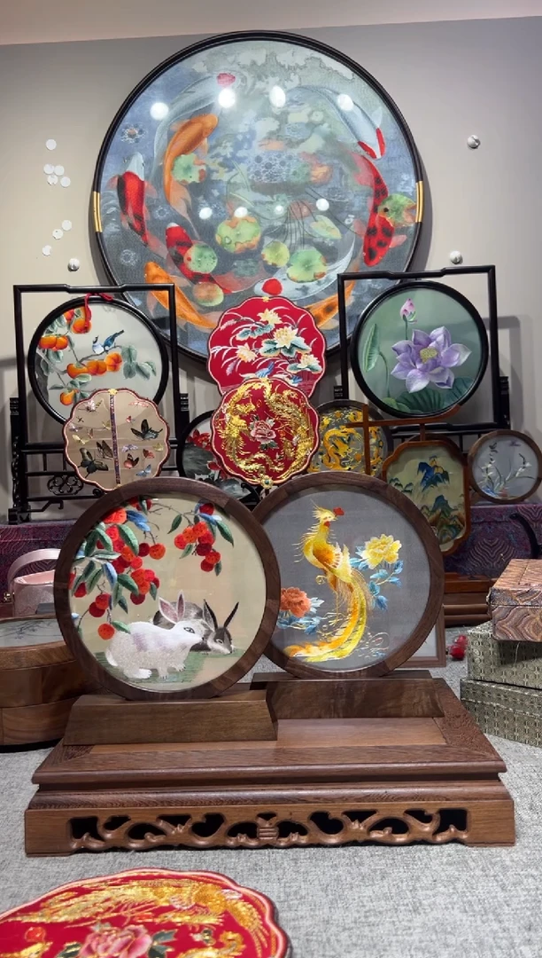 刺绣纯手工苏绣双面绣