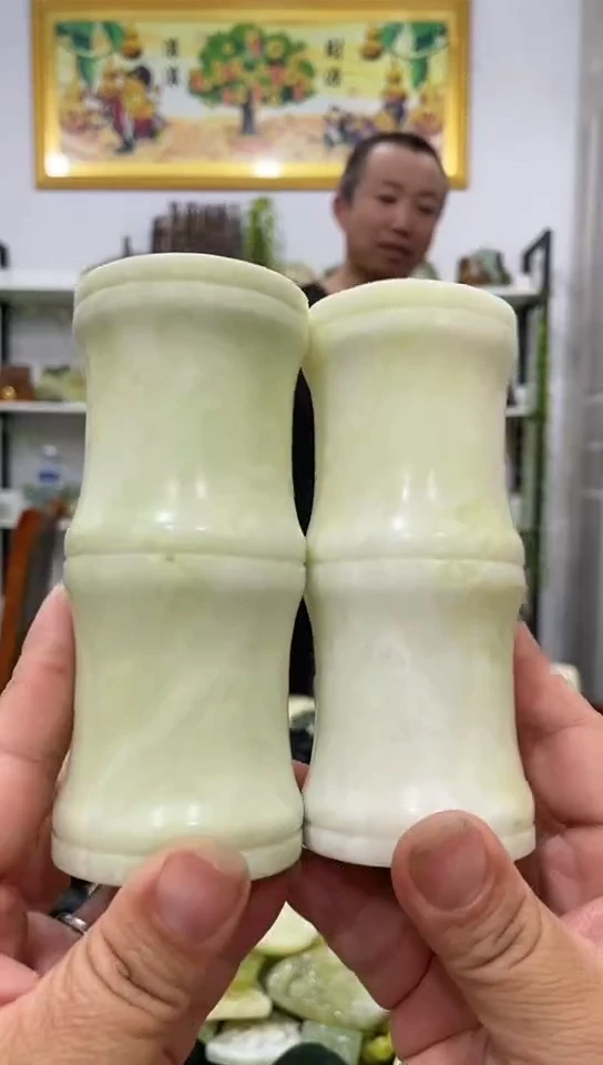 岫玉未镶嵌笔筒多样性发货其中发一件