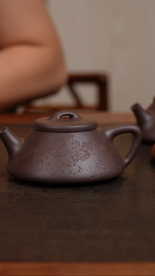 茶壶紫砂阿*丁文瓢壶壶壶壶