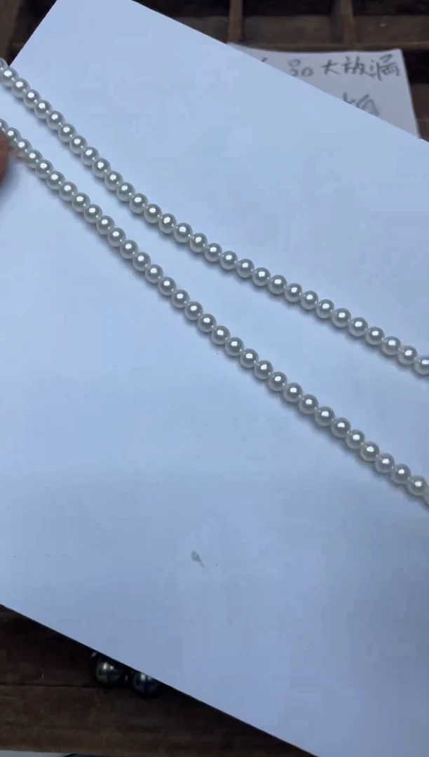 颈饰银S925镶嵌淡水珍珠6