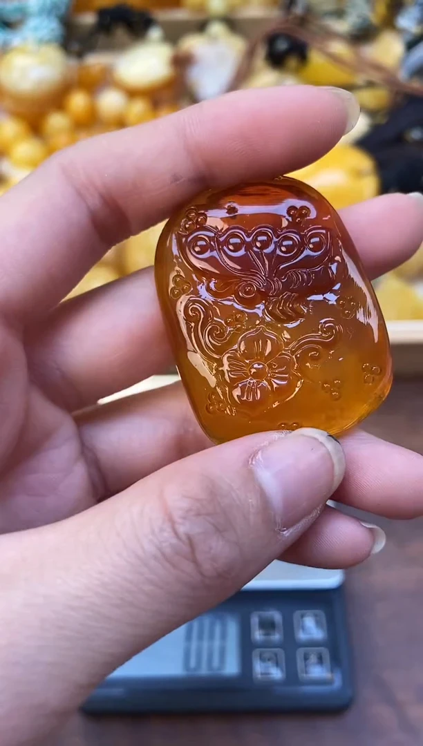 裸石琥珀未镶嵌天然琥珀蜜蜡