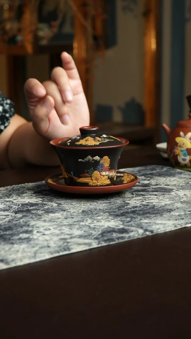 茶杯紫砂47号宜兴紫砂原矿作品