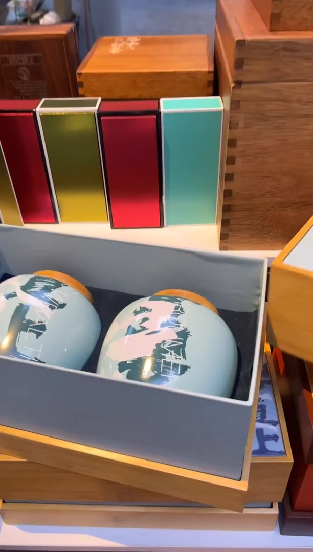 青云直上竹盒双罐装白茶专用16套两箱