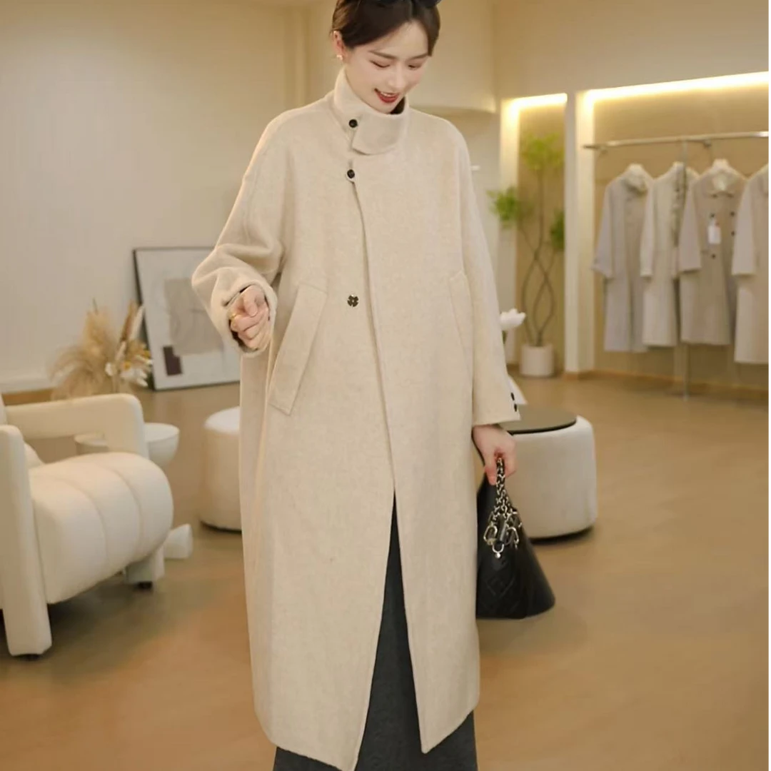 【小甜】2025新款秋冬女长袖纯色冬季百搭外套25088宽松气