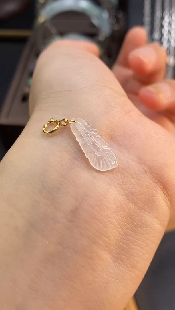 颈饰银S925镶嵌翡翠0388