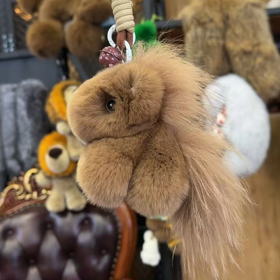 宇之媛 马上有钱挂件 真毛挂件 包挂件 生日礼品 节日礼物311