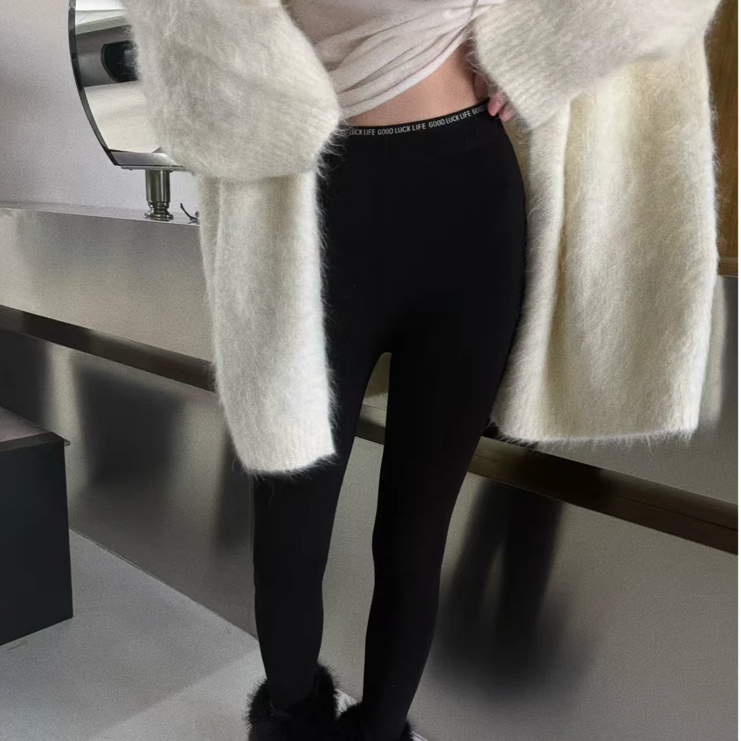 XYSF极简  超绝版型舒服黑科技显瘦暖肤加绒打底裤