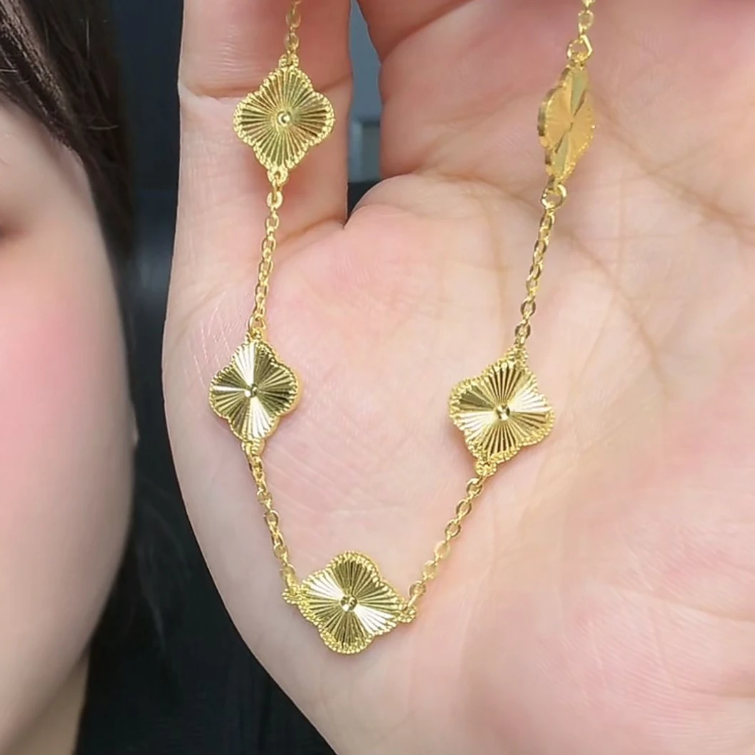 {江江好} 足金999 5G工艺精品手链 11mm薄版（多样性发一）