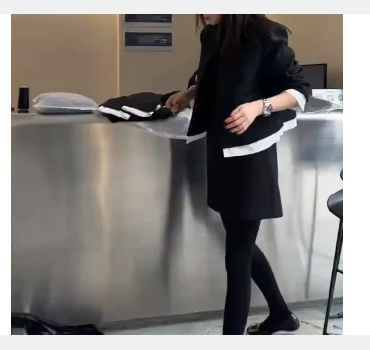 2024冬季新款时尚女装网红高级感休闲爆款外套裙子套装ZX17