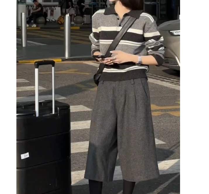 2025春季新款网红同款洋气减龄气质休闲上衣裤子女乖-t2