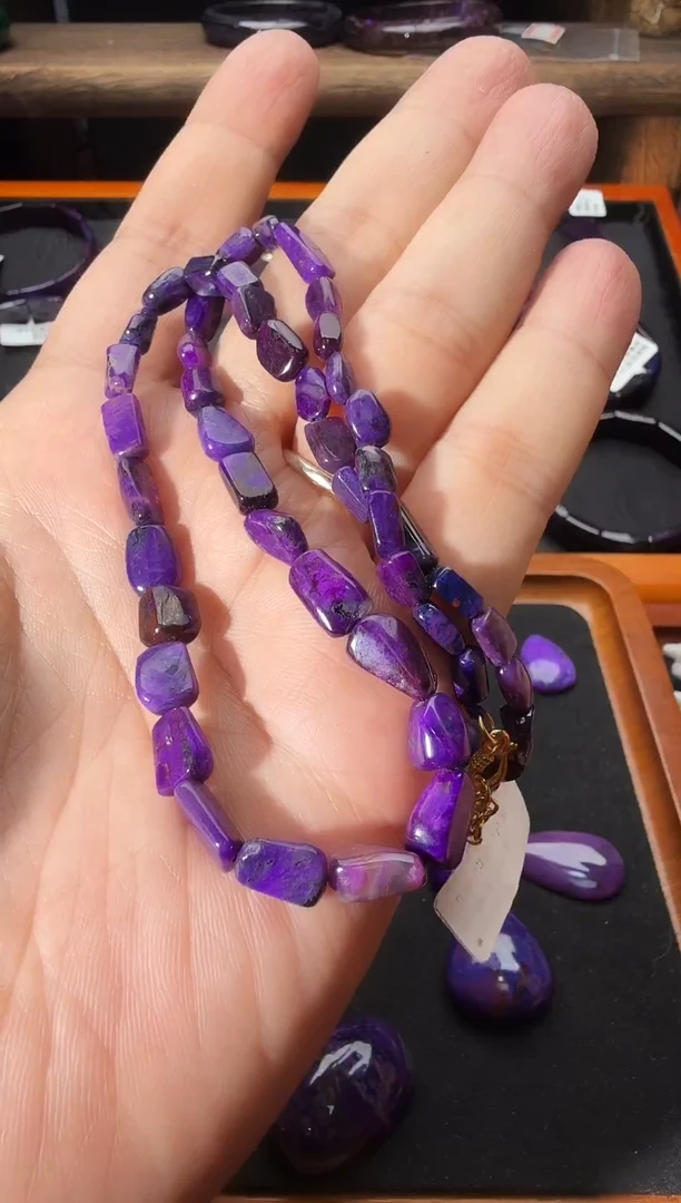 苏纪石（舒俱来）未镶嵌南非老矿项链@多样性发其一