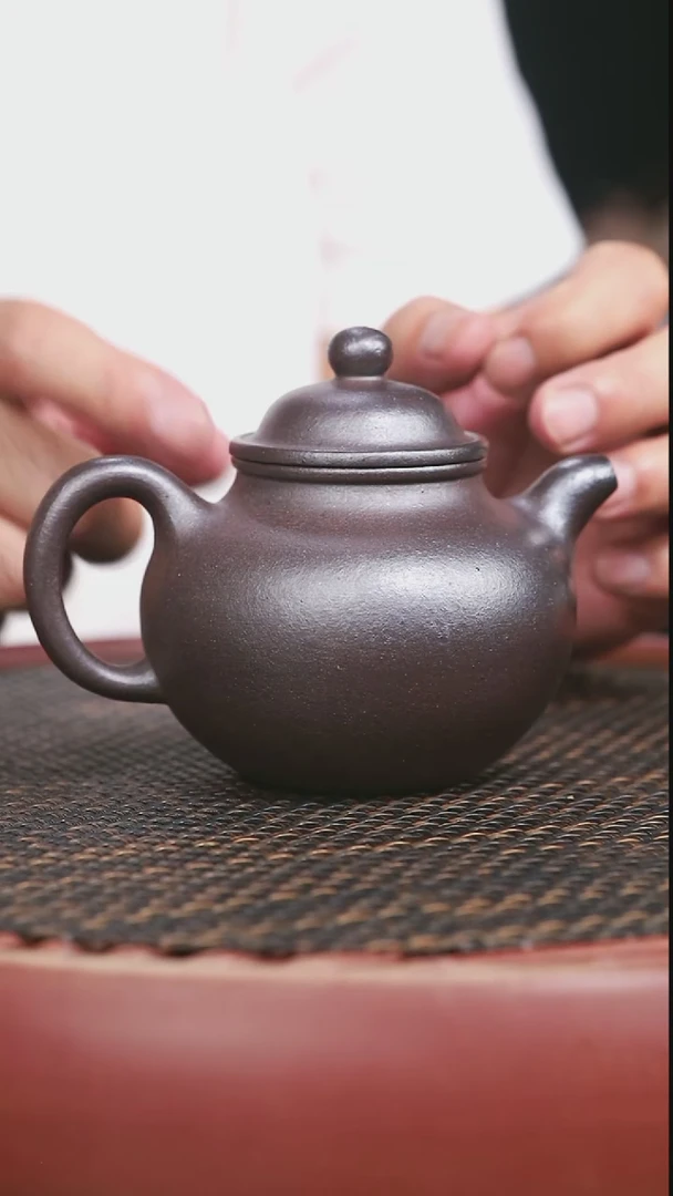 茶壶紫砂11号柴烧大亨裰球300CC