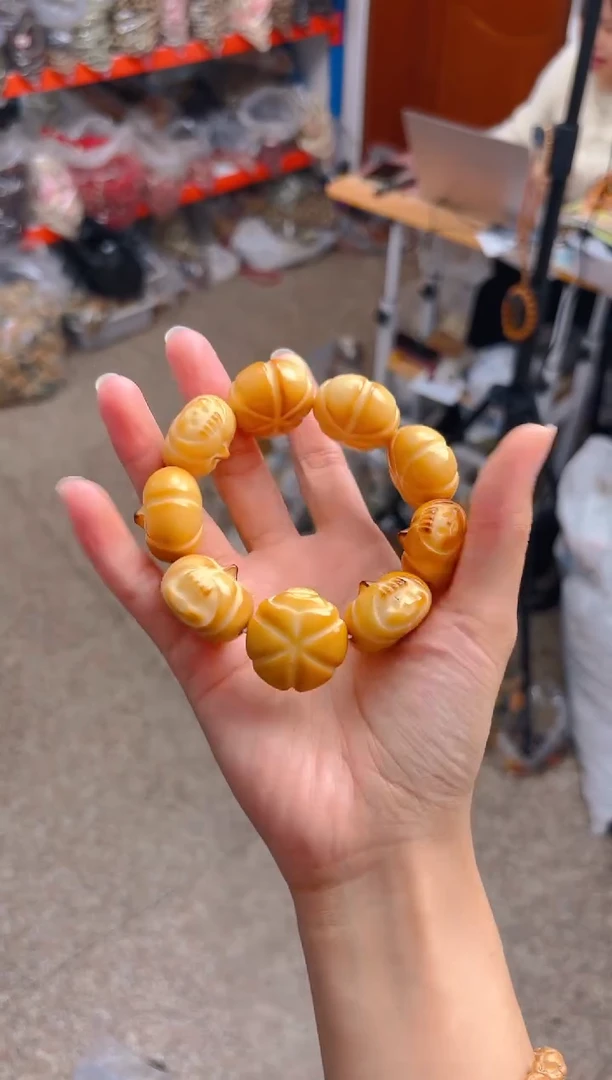 吊坠菩提根/象牙果新款南瓜单圈