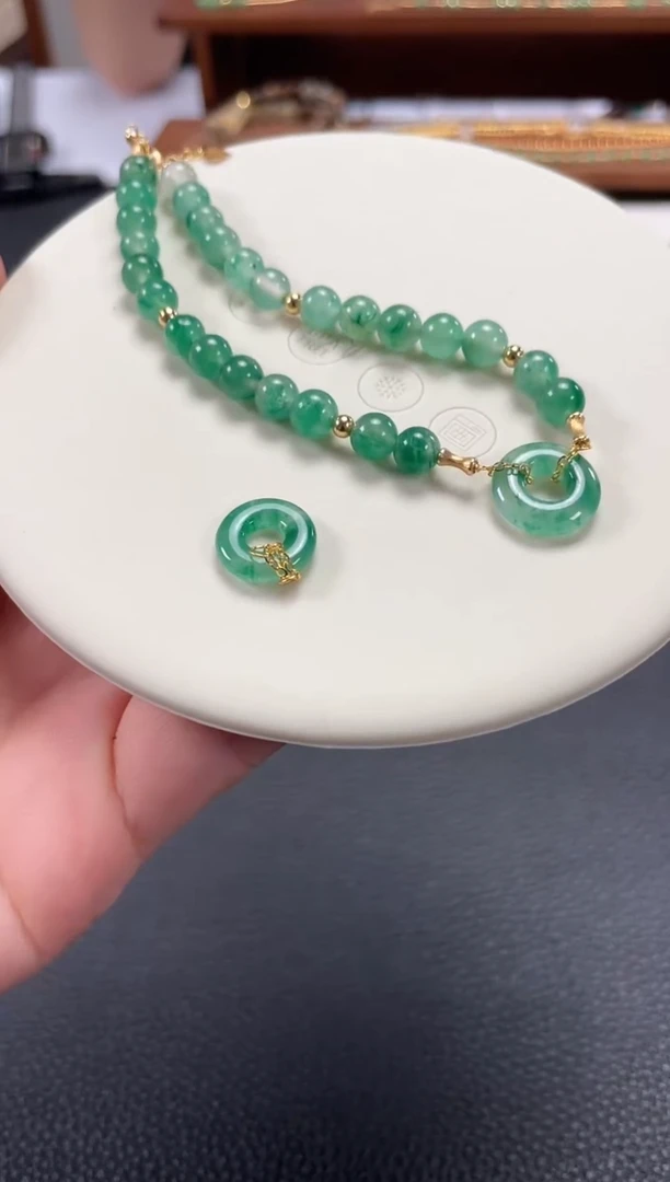 【闪购商品】石英质玉套链未镶嵌多样性发货一个  JK456