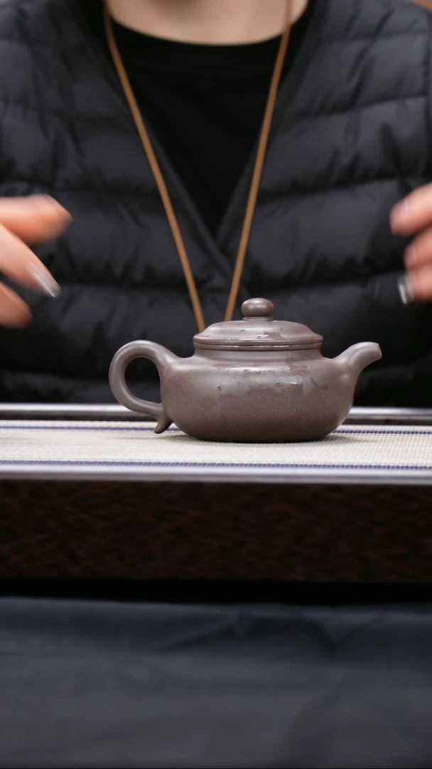【闪购商品】紫砂茶壶大水谭天青仿古壶