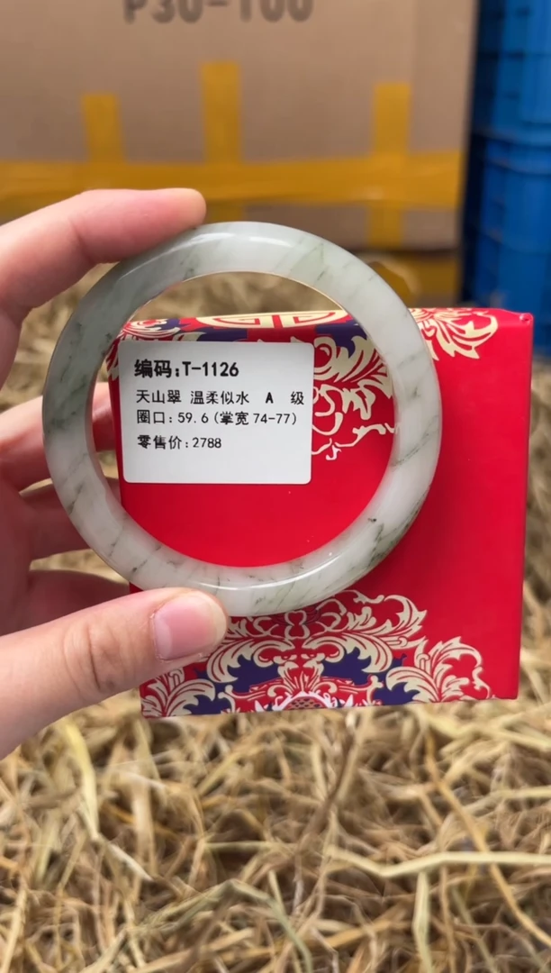 未镶嵌手镯石英质玉T-1126