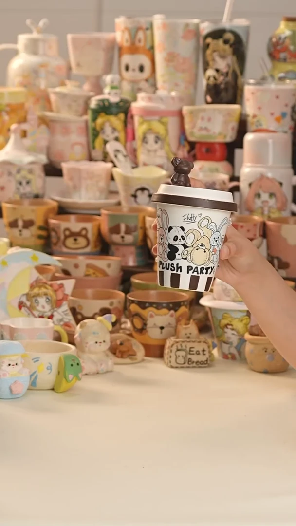 其他微瑕no退no换景德镇釉下彩手绘设计师款陶瓷