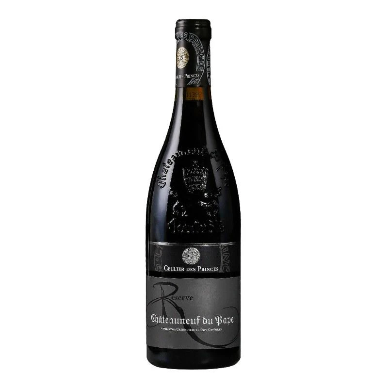 【原瓶进口】法国-太子酒窖教皇新堡珍藏级干红葡萄酒14.5度750ML A