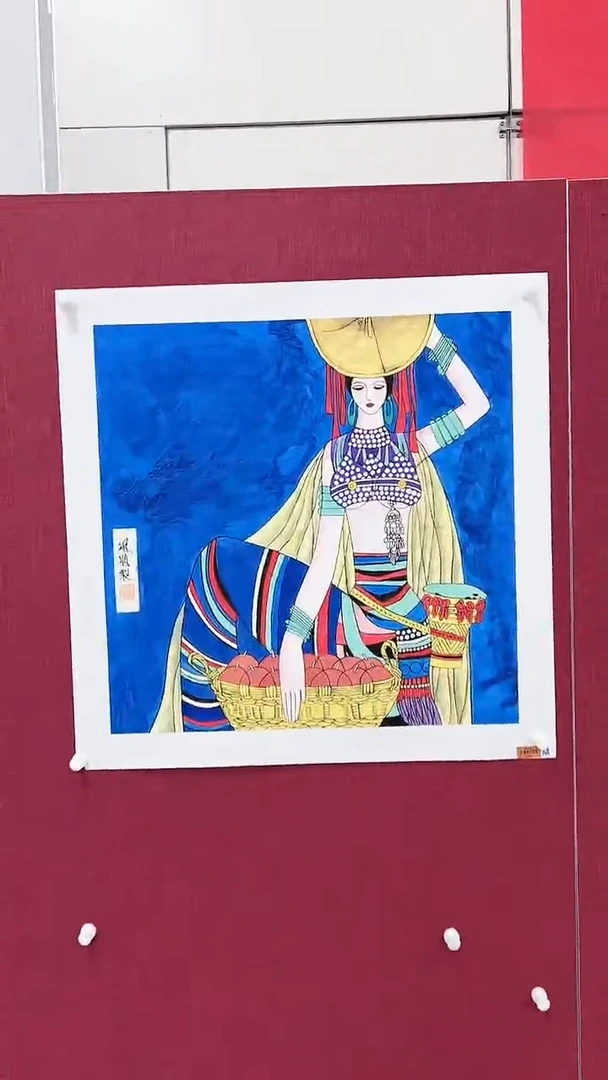 【闪购商品】绘画杨风顺绘画4平尺人物银奖紫袍作品