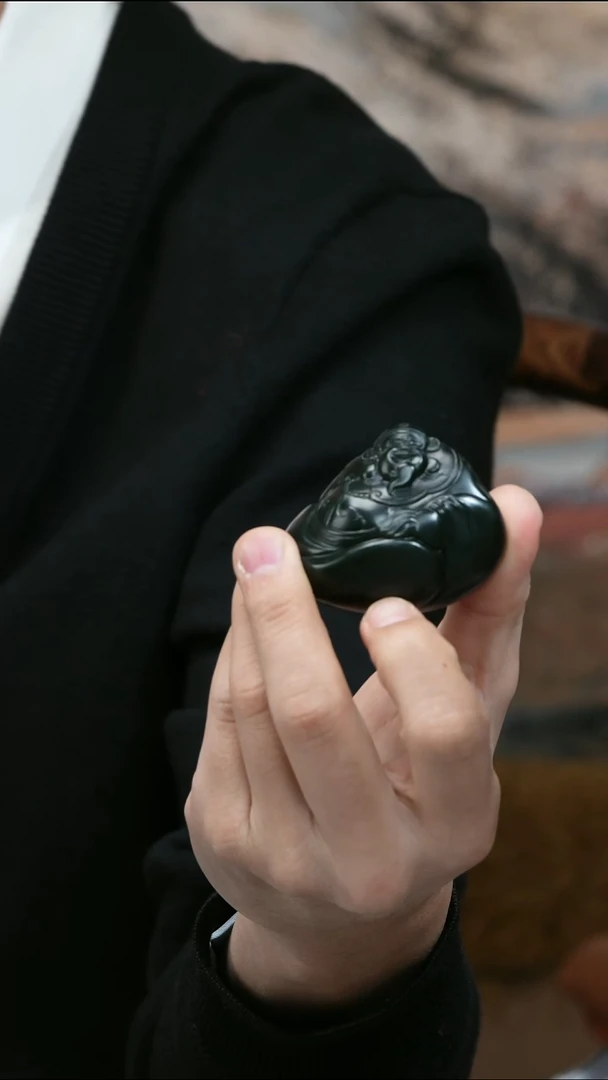 未镶嵌和田玉把件财神把件