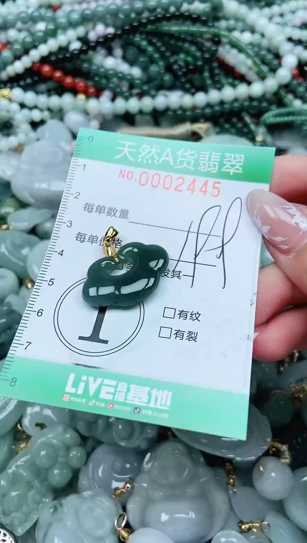 颈饰未镶嵌翡翠翡翠