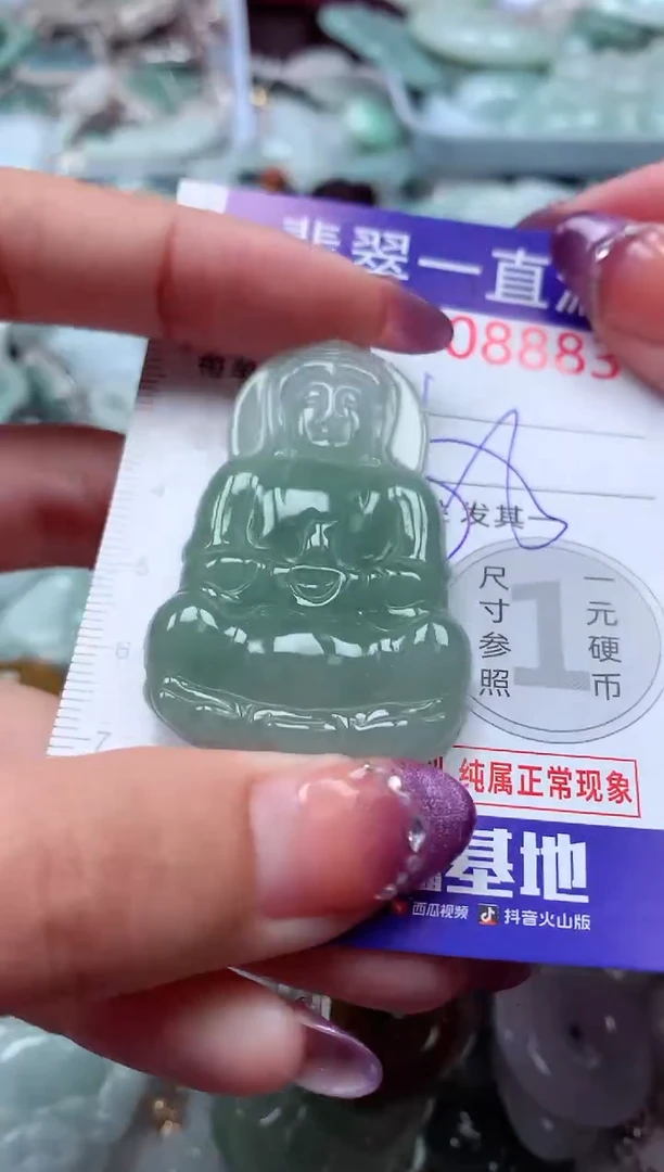 翡翠未镶嵌吊坠(不含链)8883