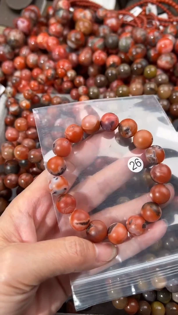 南红玛瑙手串未镶嵌12