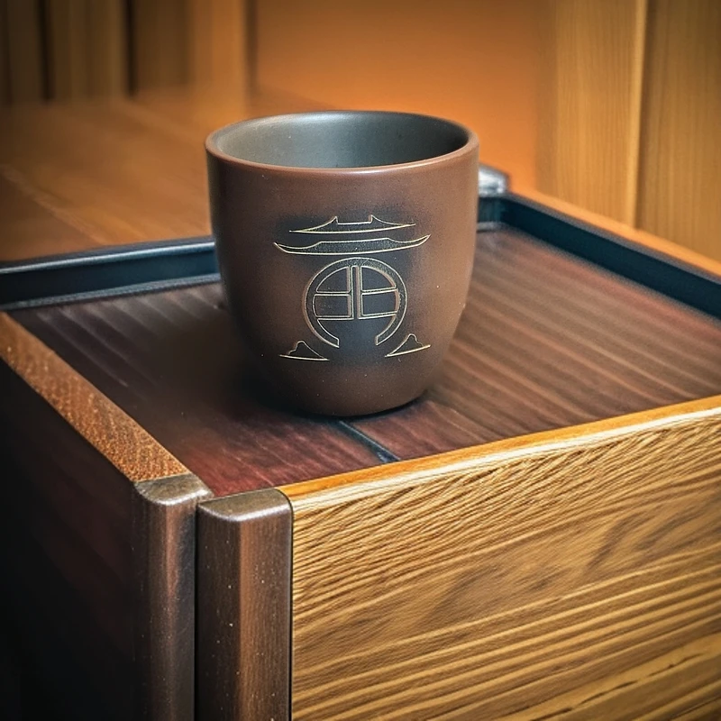 原矿原泥坭兴陶创意姓氏杯如意杯功夫茶杯下单前先咨询看照片细节