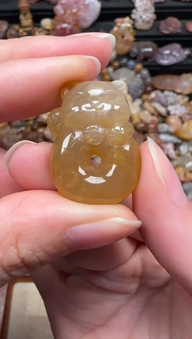 颈饰未镶嵌硅化珊瑚（珊瑚玉）185