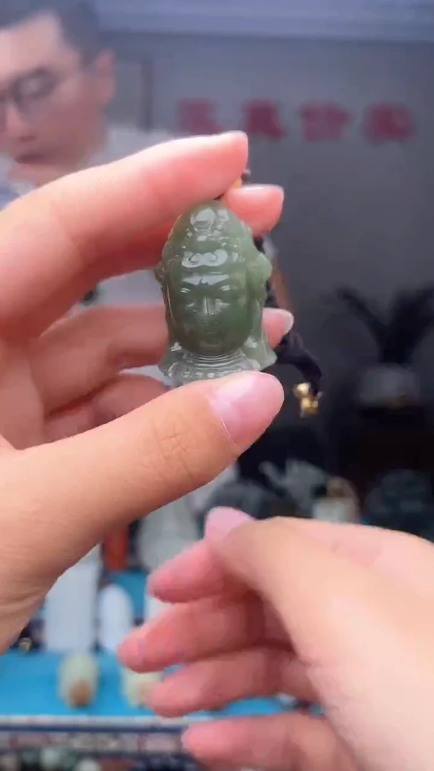 和田玉未镶嵌挂件1